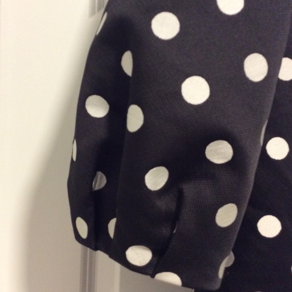 Ana Capri Vintage Polka Dot Coat - Picture 5 of 6